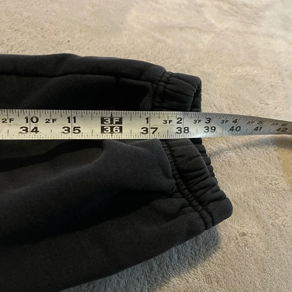 Nike Air Jordan Sweatpants Mens Black Medium Flight Fleece Graphic Joggers Gym